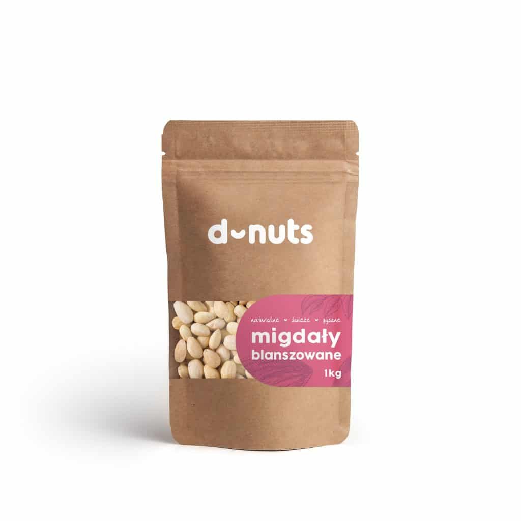 MIGDAŁY BLANSZOWANE 1 KG D-NUTS