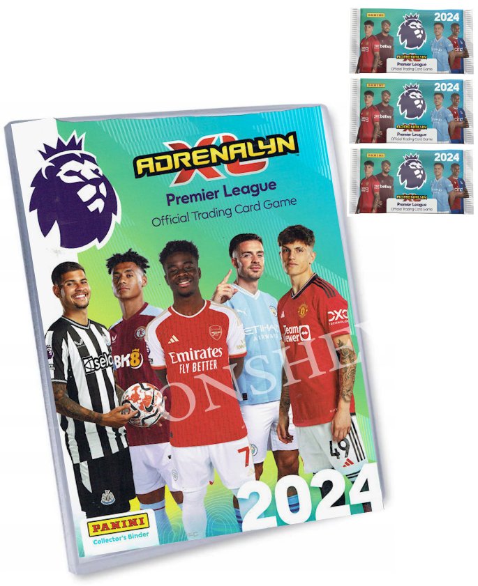 PREMIER LEAGUE 2024 ALBUM NA KARTY PIŁKARSKIE + 18 KART PREMIER LEAGUE 2024 PANINI