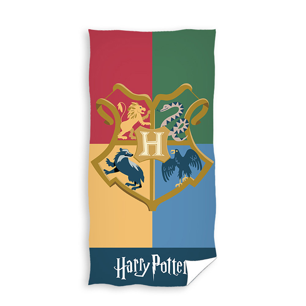 Ręcznik Plażowy Harry Potter Hogwarts z Mikrofibry, 70x140 cm