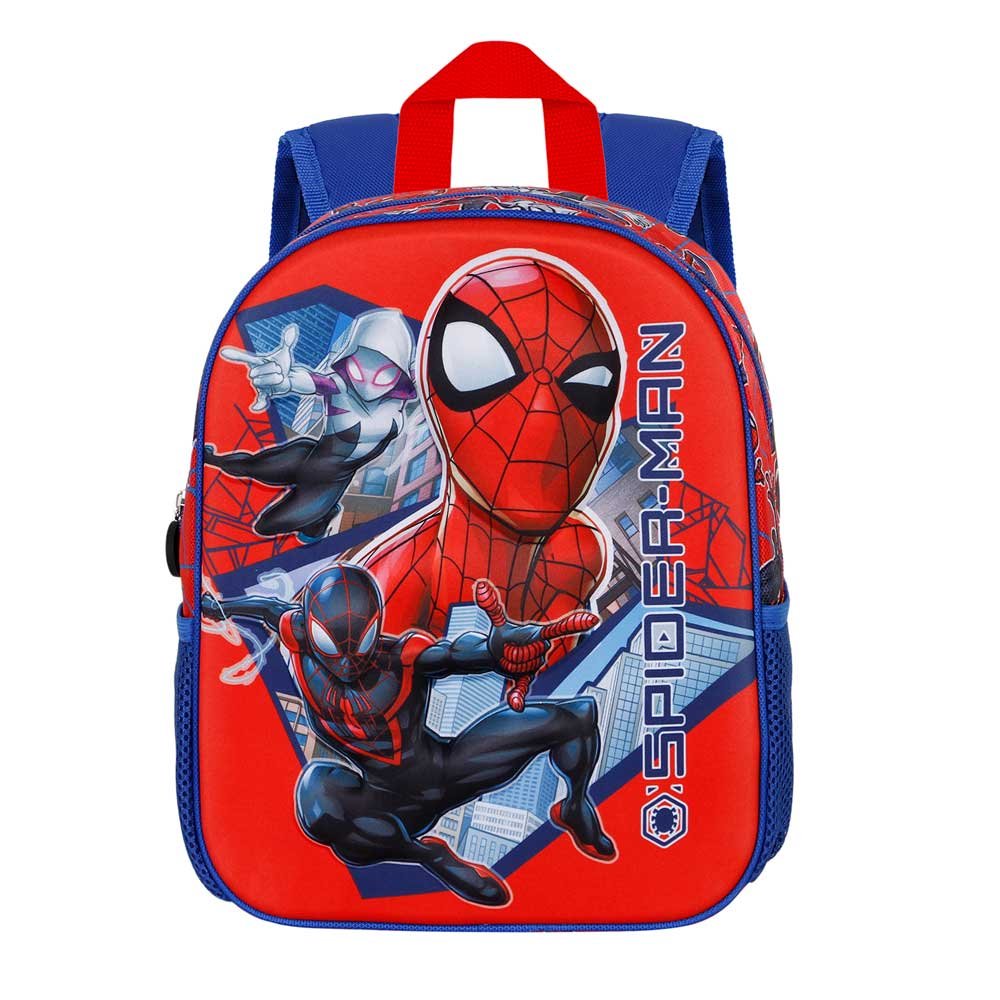 Spiderman Ways-Mały plecak 3D, czerwony, Czerwony, Jeden rozmiar, Małe sposoby plecaka 3D