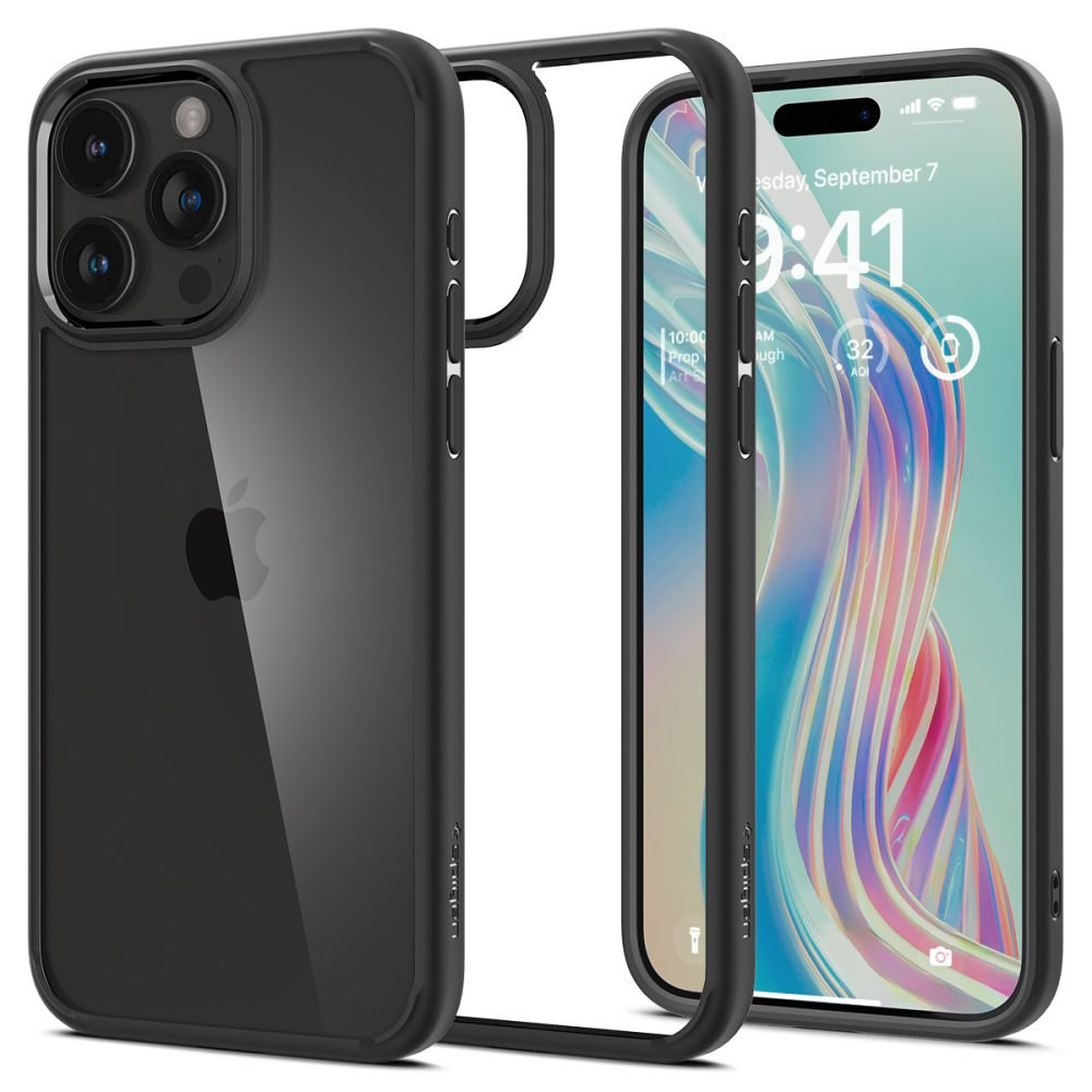 Spigen Ultra Hybrid do iPhone 15 Pro Max matte black