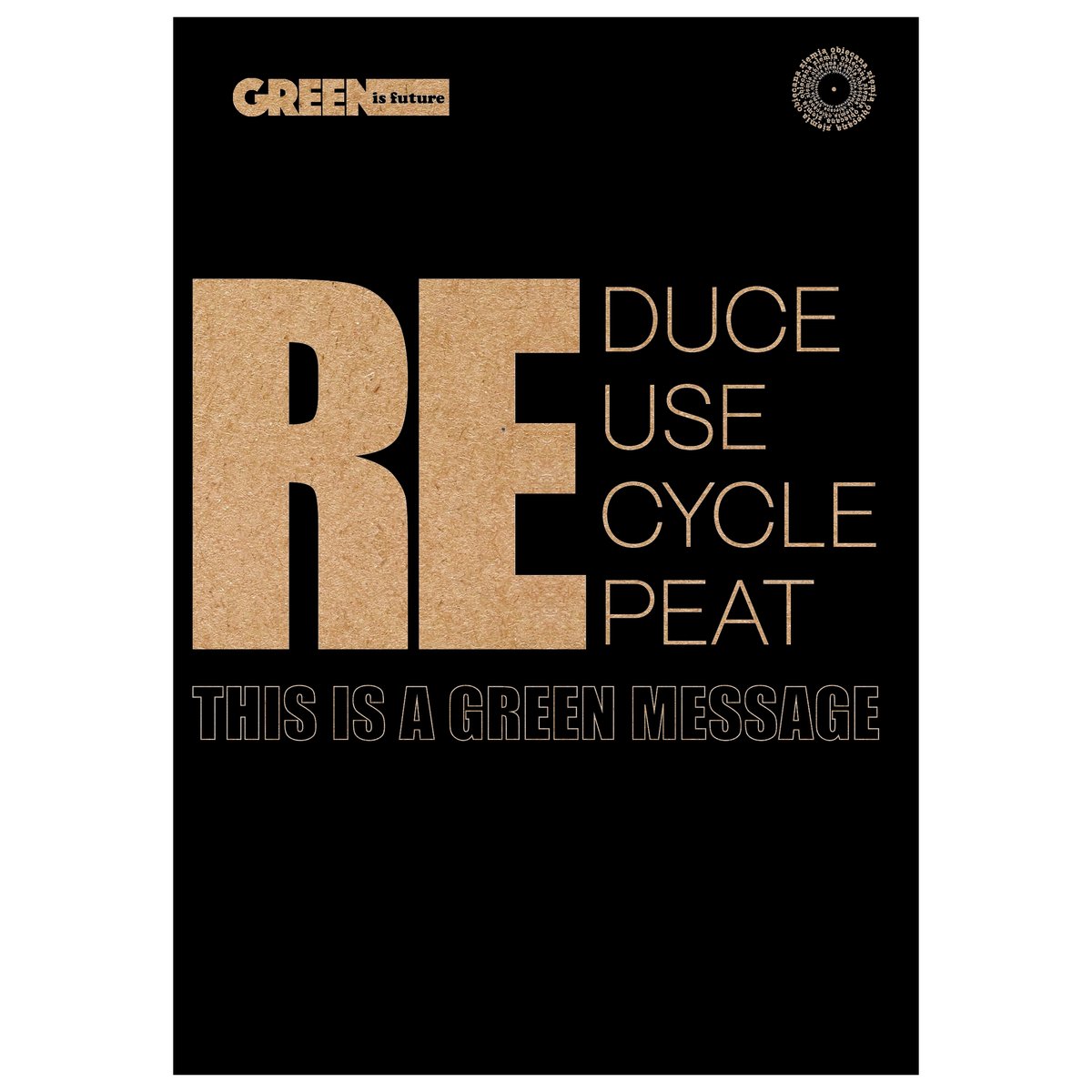 GREEN.TYPO.WHITE zeszyt 60A4 w linie k r a f t