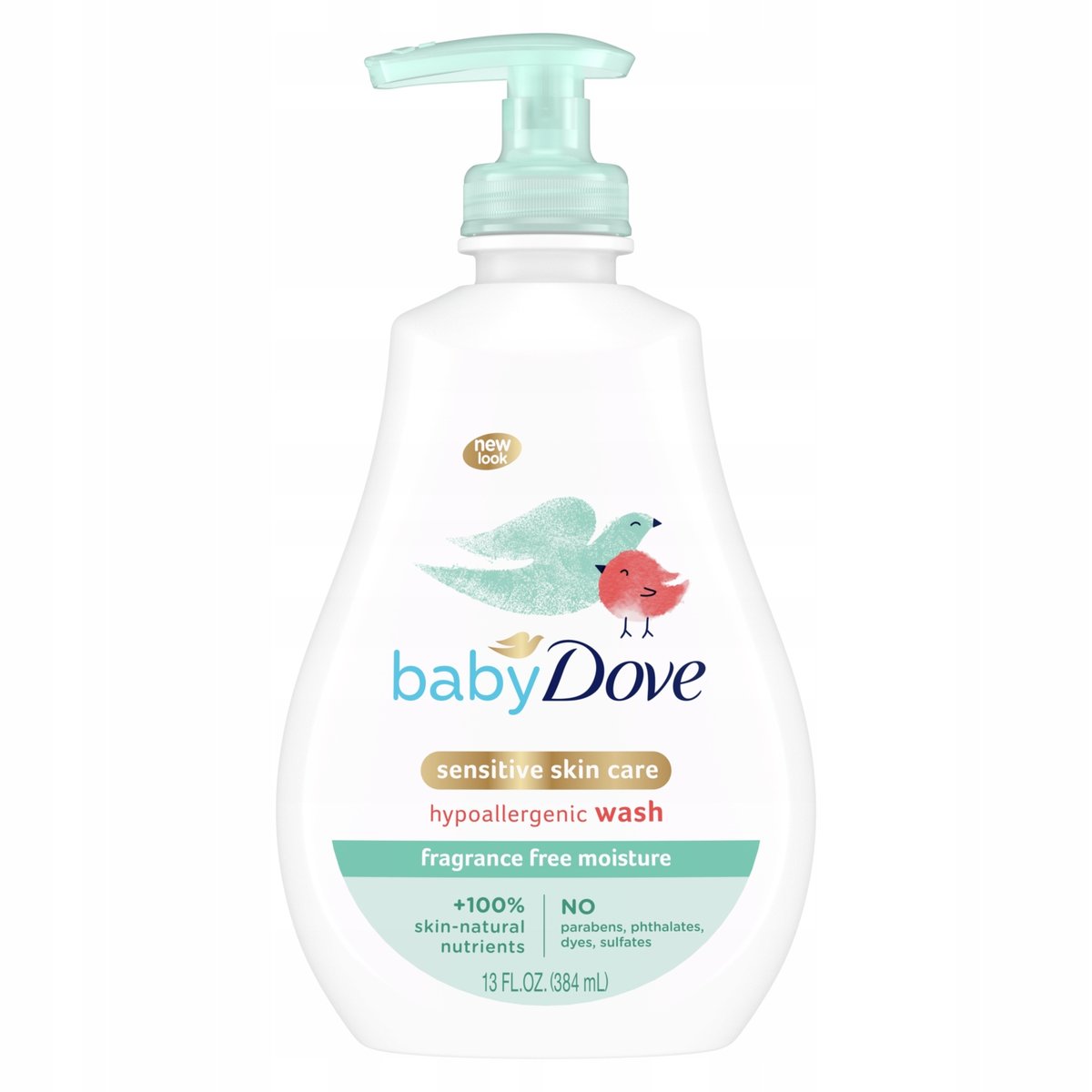 Dove Baby Sensitive Moisture żel do mycia do ciała i włosów 400 ml
