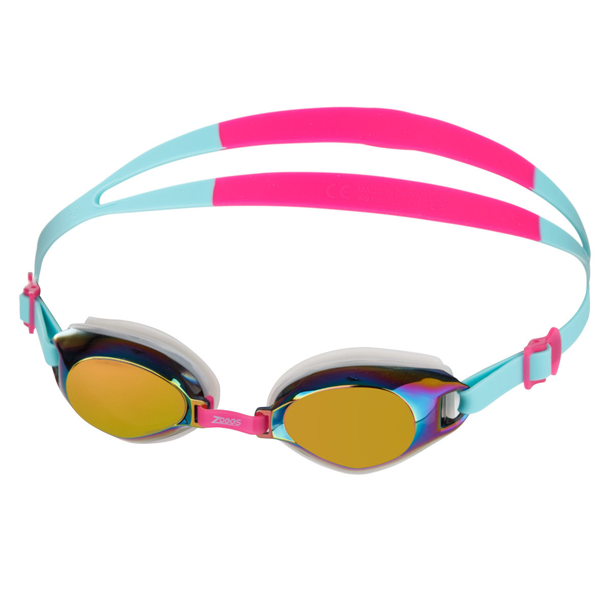 Okulary pływackie okulary do pływania Zoggs Endura Mirror Aqua Pink