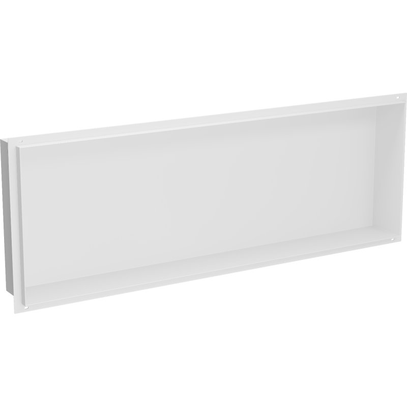 Mexen X-Wall-NR półka wnękowa bez kołnierza 90 x 30 cm, biała