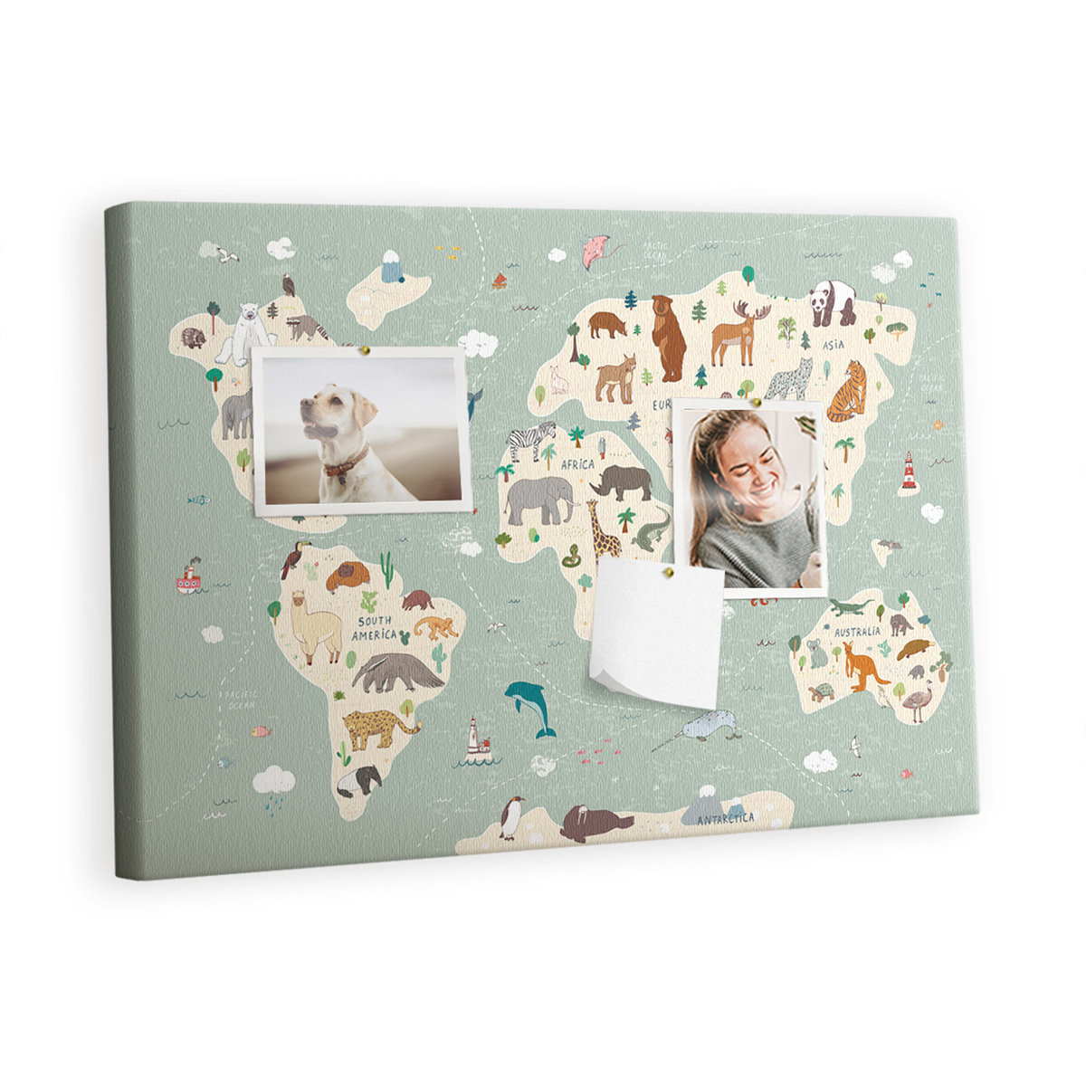 Planer, Organizer na ścianę Tulup 60x40 ze wzorem