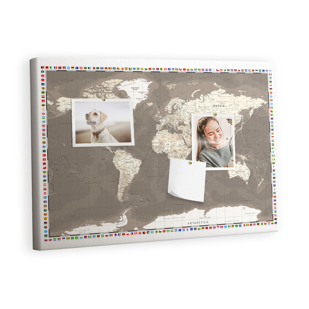 Planer, Organizer na ścianę Tulup 60x40 ze wzorem