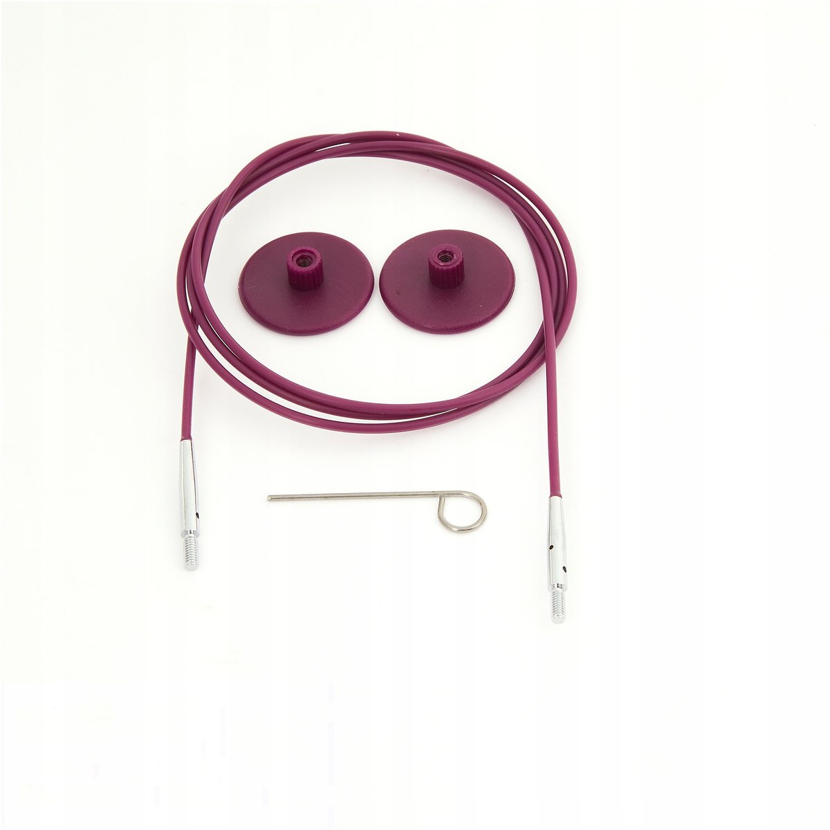 żyłka do drutów 60cm KNITPRO fioletowa