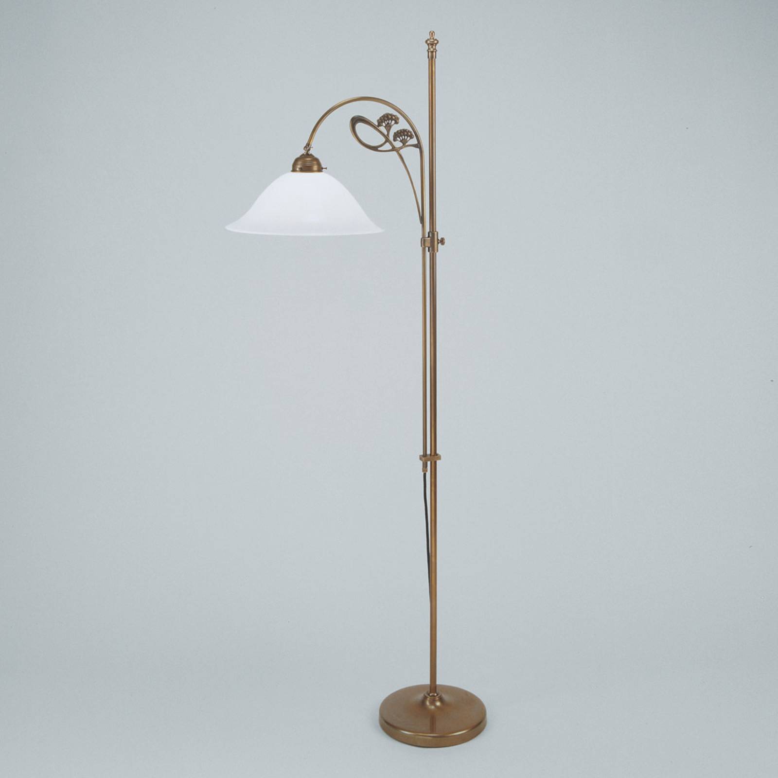 Berliner Messinglampen Lampa stojąca ILKA, Berlin mosiądz