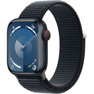 Apple Watch 9 GPS + Cellular 41mm Aluminium Sport Czarny