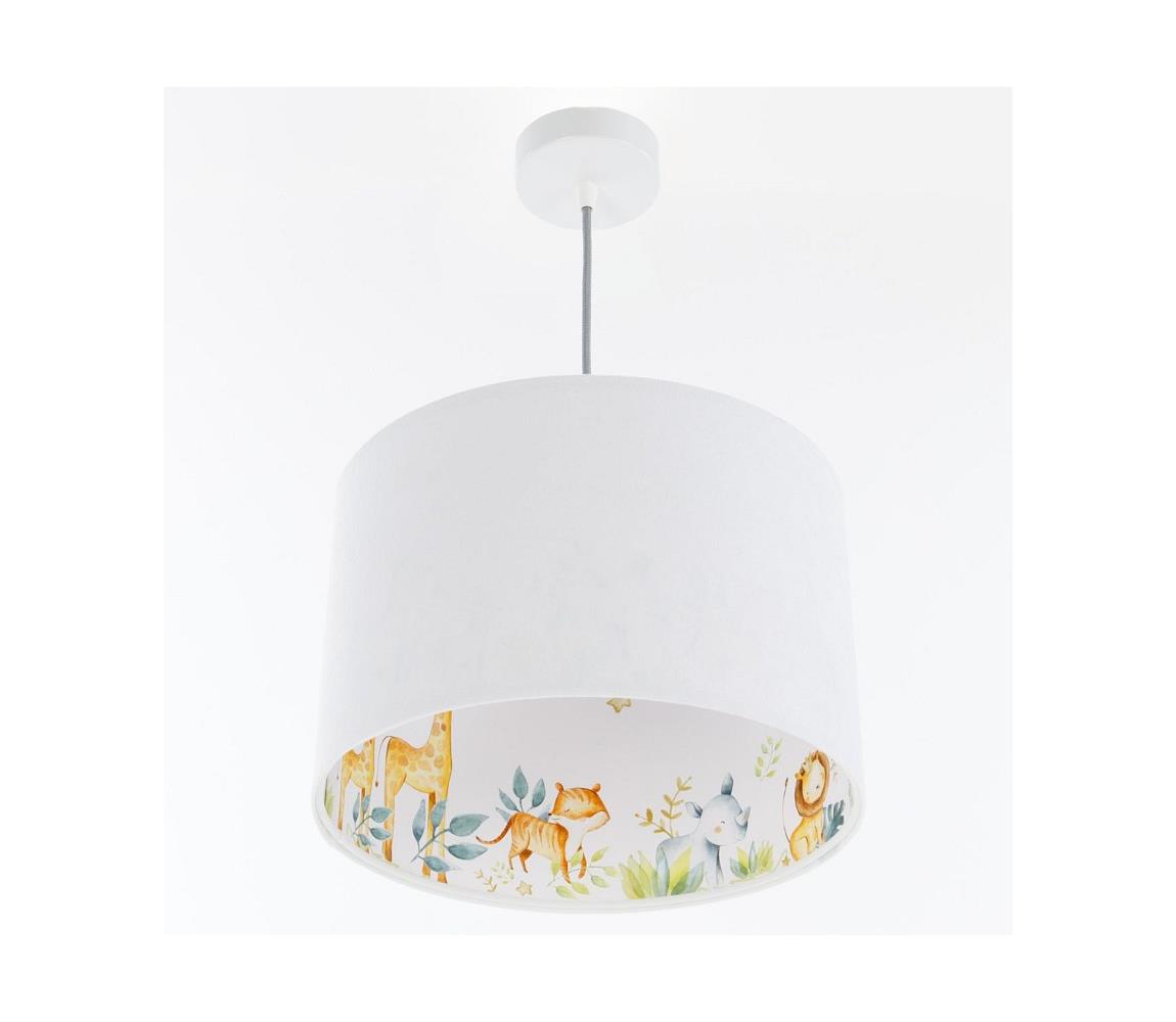 Żyrandol dziecięcy na lince SWEET DREAMS 1xE27/60W/230V śr. 30 cm