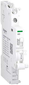 Styk sygnalizacyjny Acti9 iSD (wskazanie wyzwolenia elektrycznego), 1 przemienny (1 CO), zaciski górne