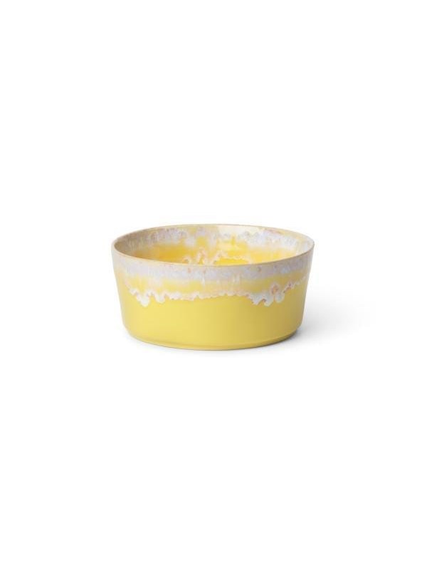 Costa Nova Bowl Gres 50 cl 14 x 6 cm Yellow Ceramic