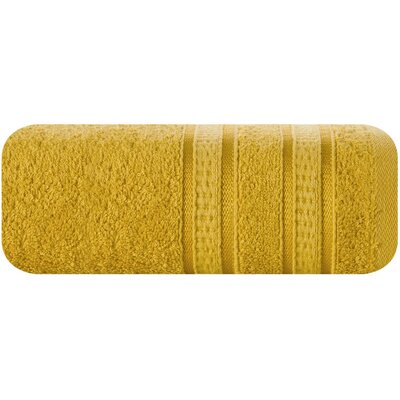 Ręcznik Mila 70x140 musztardowy bambusowy 500g/m2