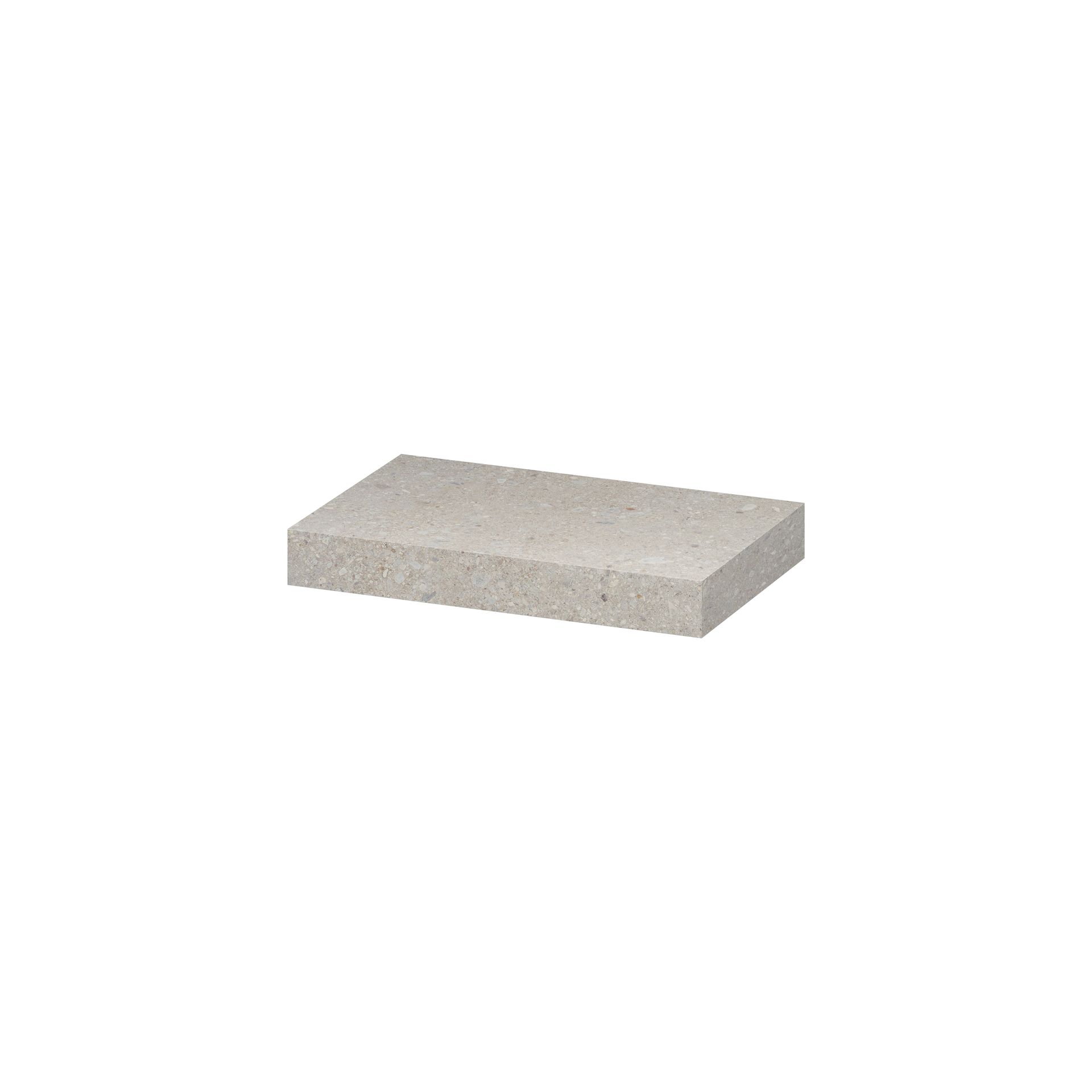 Blat łazienkowy Meissen Keramik Kontra 80x50 cm szary mat S801-531