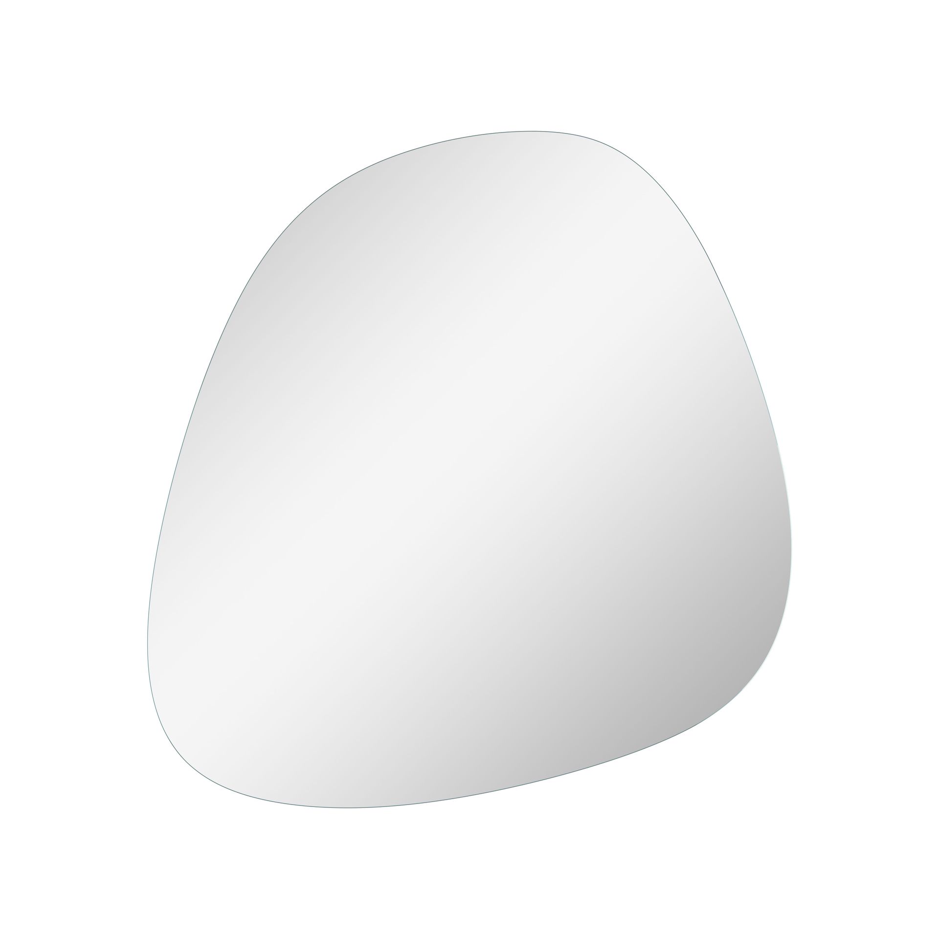 Lustro 92X88 Meissen Keramik Kontra S1004-026