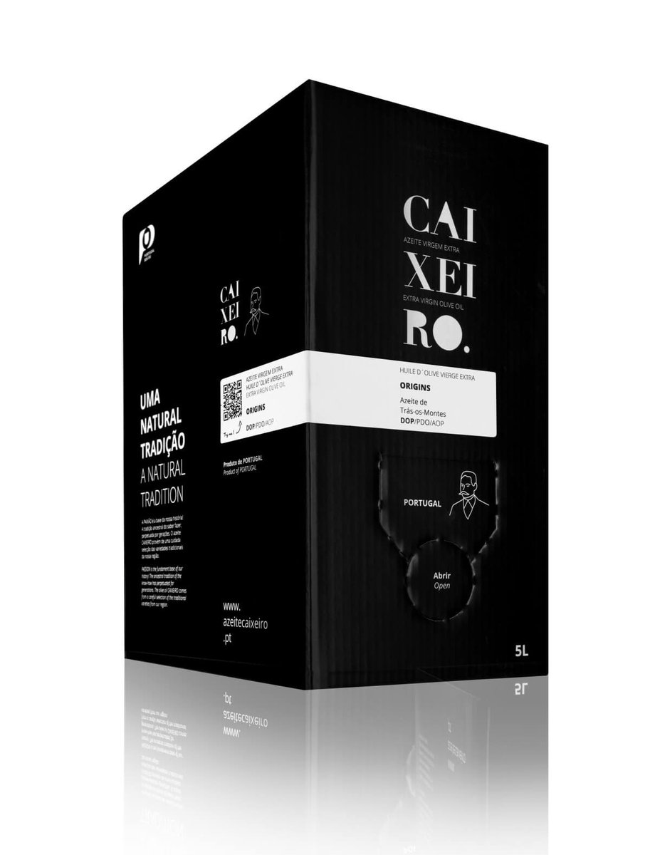 CAIXEIRO ORIGINS DOP/PDO OLIWA  EXTRA VIRGIN, 5 litrów