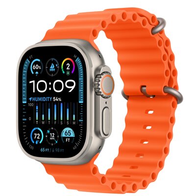 Apple Watch Ultra 2 GPS + Cellular 49mm Tytan Ocean Pomarańczowy