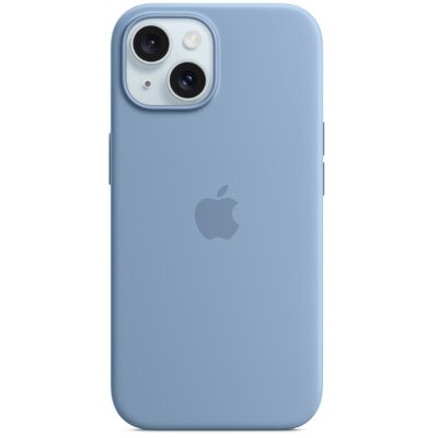 Apple Silikonowe etui do iPhone 15 z MagSafe – Zimowy błękit