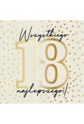 karnet urodziny 18