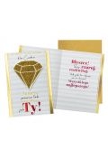 karnet b6 urodziny diament