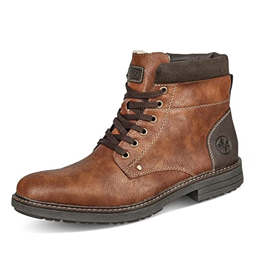 Rieker Męskie buty sznurowane 33140, brązowe, 41 EU, brązowy, 41 EU