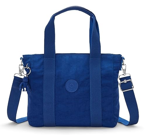 Kipling Asseni Mini Mała Torba, z Odpinanym Paskiem na Ramię, 33 x 21 x 14, Deep Sky Blue, Niebieski