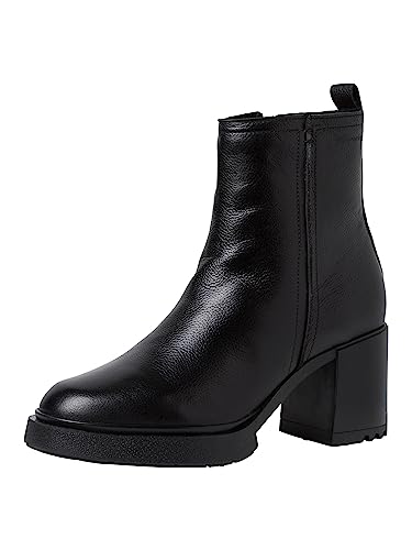 Tamaris Damskie botki 1-1-25803-41, czarna skóra, 41 EU
