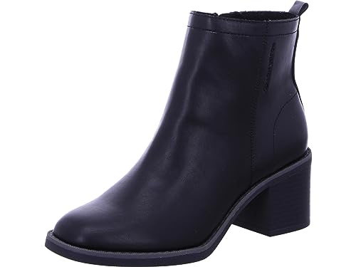 TOM TAILOR Damskie botki 6390840001, czarne, 38 EU, czarny, 38 EU