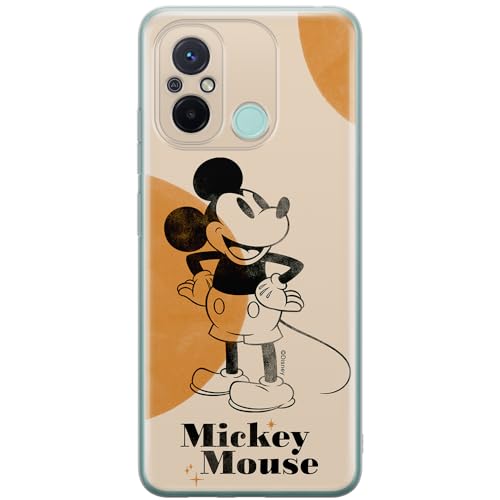 ERT GROUP etui na telefon Xiaomi REDMI 12C/ REDMI 11A, case oryginalny i oficjalnie licencjonowany przez Disney, wzór Mickey 054, optymalnie dopasowane, plecki z TPU