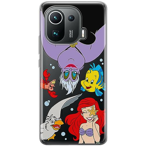 ERT GROUP etui na telefon Xiaomi MI 11 PRO, case oryginalny i oficjalnie licencjonowany przez Disney, wzór Ariel 008, optymalnie dopasowane, plecki z TPU częściowo przeźroczyste