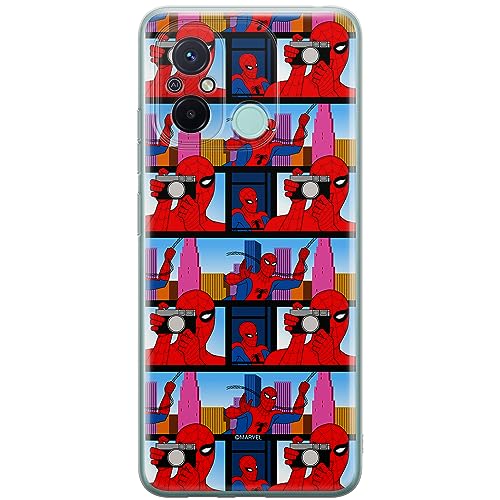 ERT GROUP etui na telefon Xiaomi REDMI 12C/ REDMI 11A, case oryginalny i oficjalnie licencjonowany przez Marvel, wzór Spider Man 038, optymalnie dopasowane, plecki z TPU