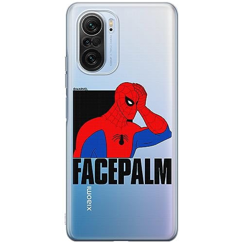 ERT GROUP etui na telefon Xiaomi MI 11i/ REDMI K40/K40 PRO/POCO F3/ F3 PRO, case oryginalny i oficjalnie licencjonowany przez Marvel, wzór Spider Man 029, plecki z TPU częściowo przeźroczyste