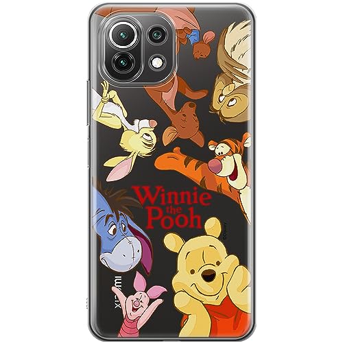 ERT GROUP etui na telefon Xiaomi 11 LITE 4G / 11 LITE 5G, case oryginalny i oficjalnie licencjonowany przez Disney, wzór Winnie the Pooh & Friends 046, plecki z TPU częściowo przeźroczyste
