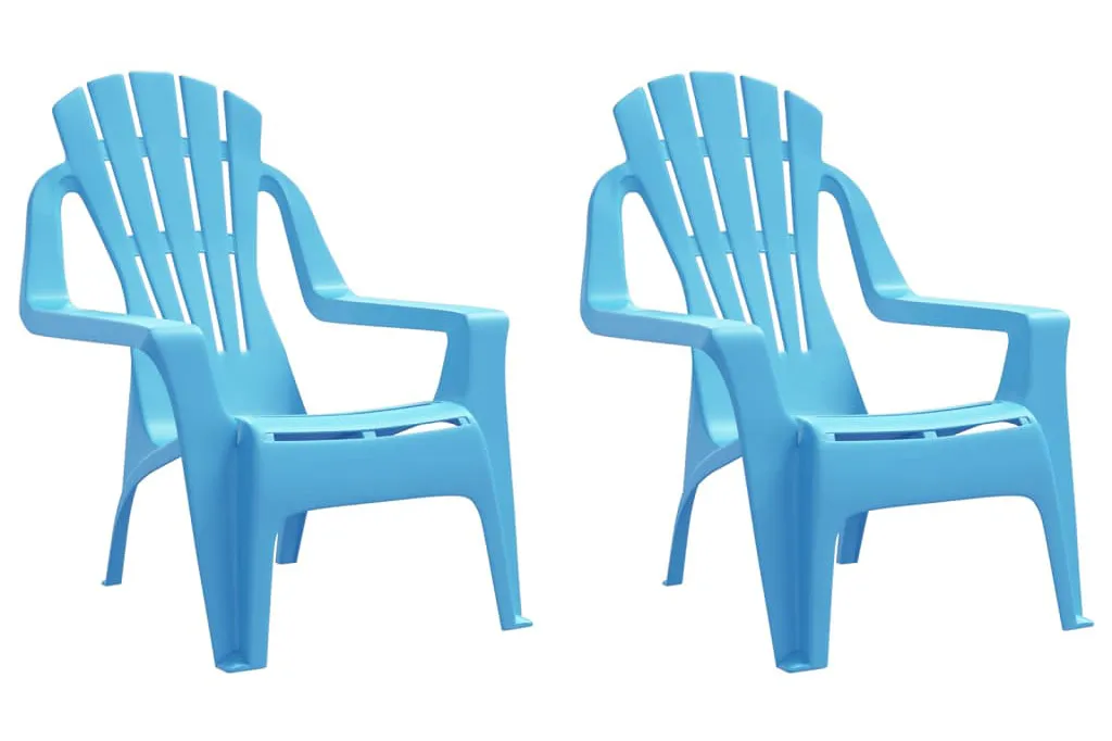 Niebieski komplet dwóch krzeseł dziecięcych B1-T56