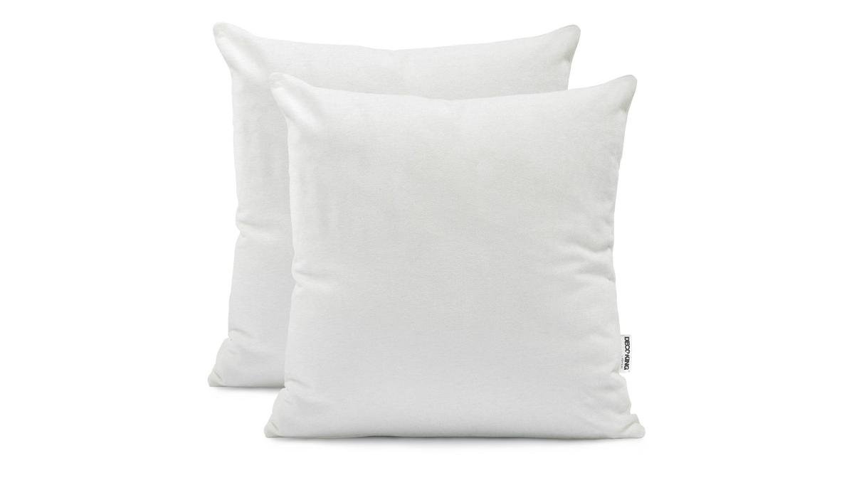 DecoKing, poszewka na poduszkę Amber, Pearloyster, 40x40 cm, 2 szt.