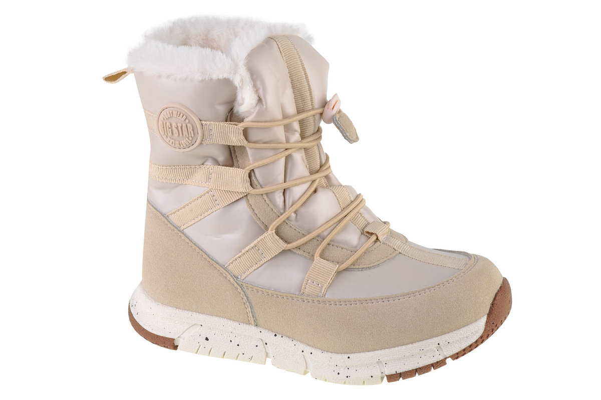 Big Star Kids Snow Boots KK374170, dla dziewczynki, śniegowce, Beżowy