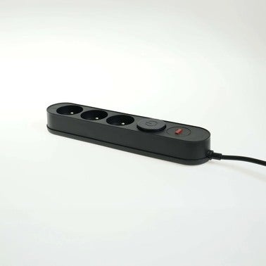 Listwa przeciwprzepięciowa AL3 3x2P+Z 1,5m czarna