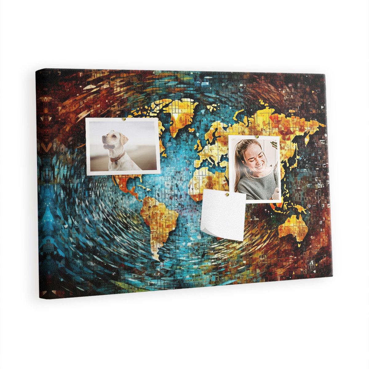 Planer, Organizer na ścianę Tulup 60x40 ze wzorem