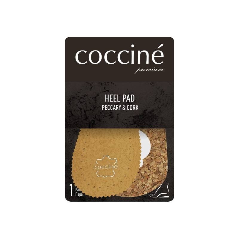 Podpiętki skórzane pekari na korku coccine S