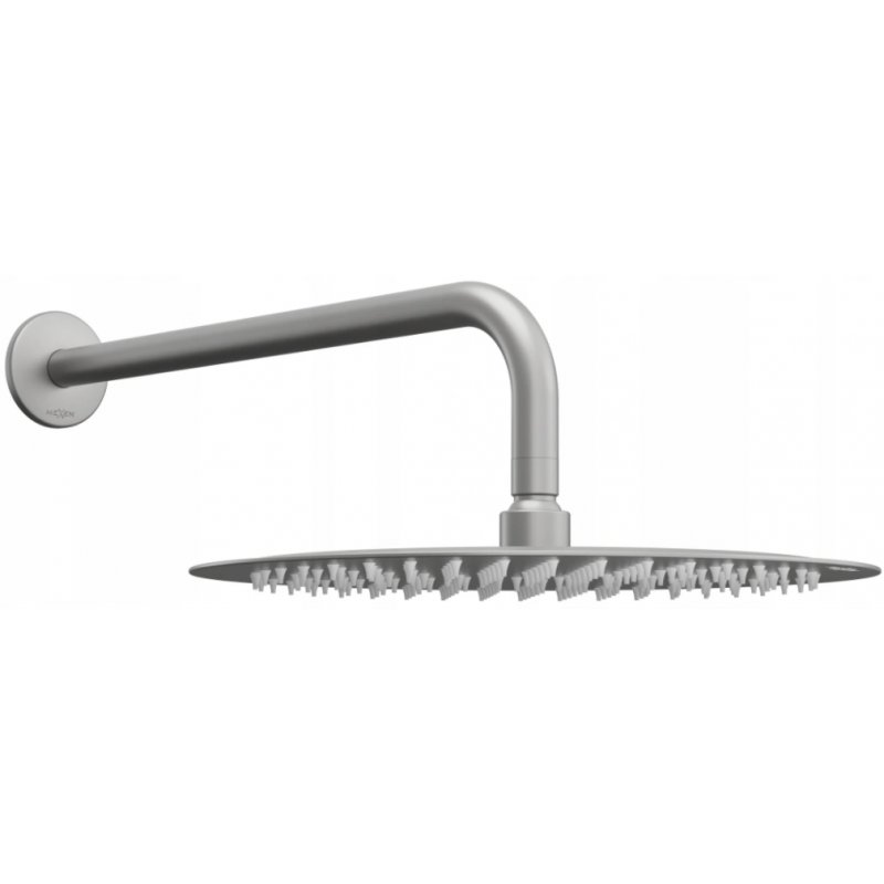 Mexen Slim deszczownica 25 cm z ramieniem prysznicowym, grafit