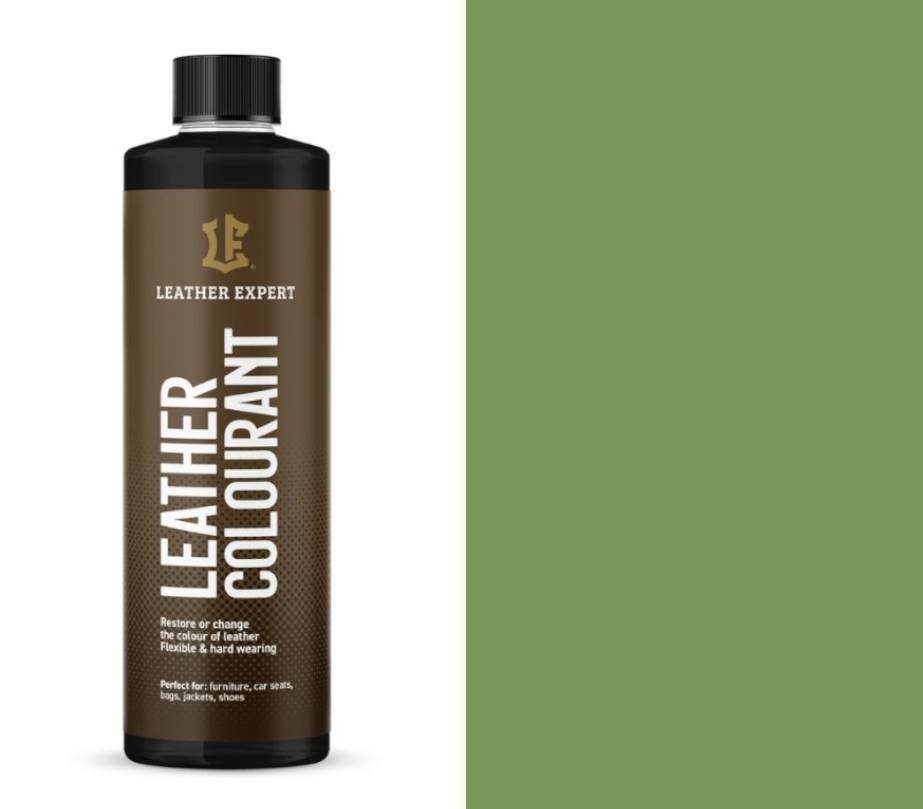 Farba do skóry naturalnej i ekoskóry 250 ml leather expert 601 green