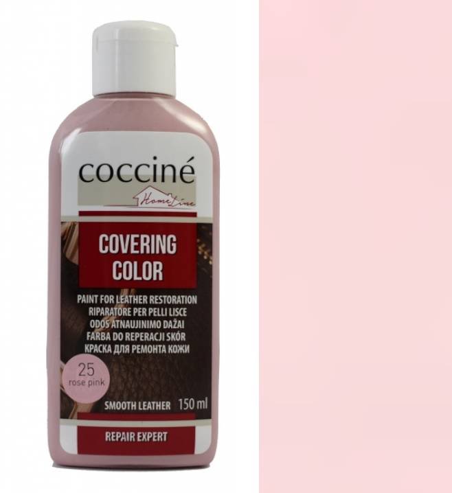Fraba do skór licowych mebli galanterii coccine covering home line 150 ml Różowy 25