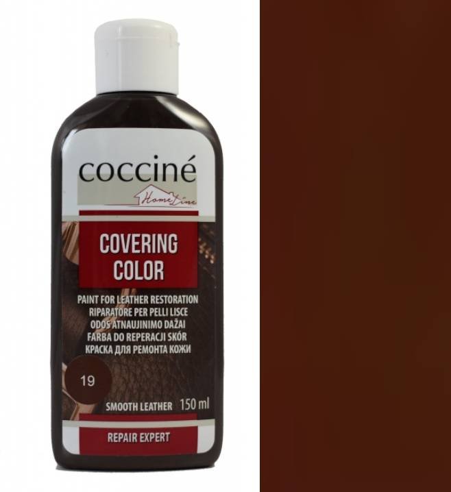 Fraba do skór licowych mebli galanterii coccine covering home line 150 ml Ciemny brąz 19