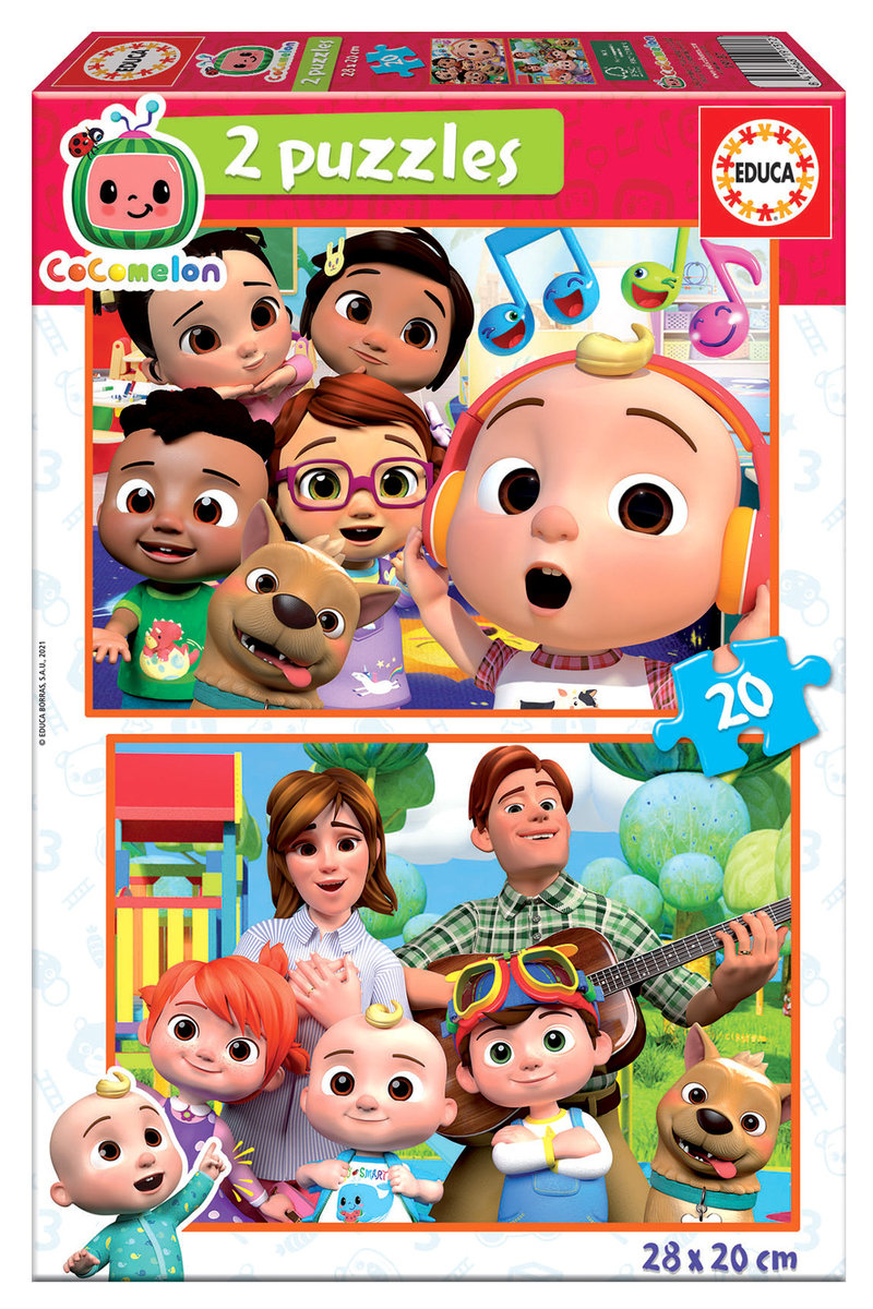 Educa, Puzzle, Cocomelon, 2 x 20 el.