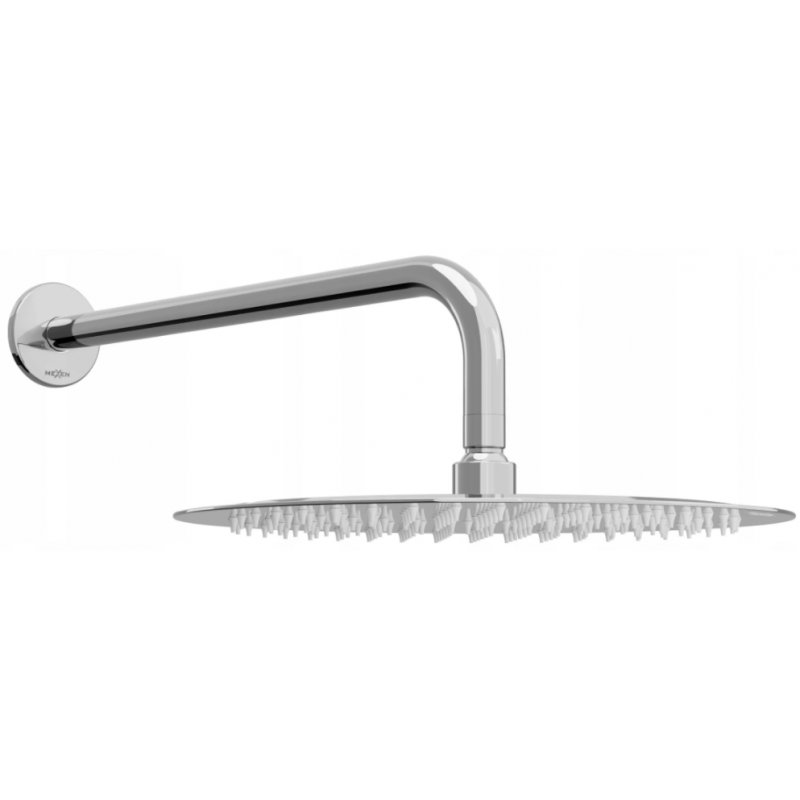 Mexen Slim deszczownica 30 cm z ramieniem prysznicowym, chrom