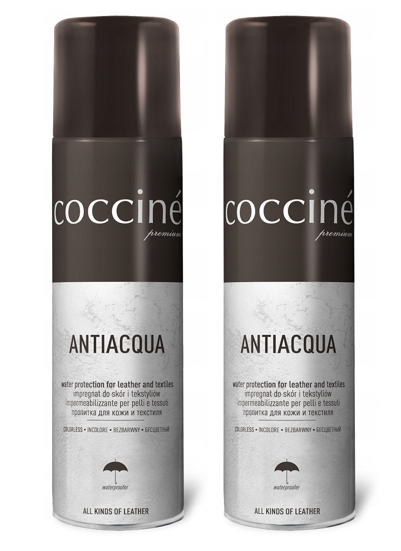 Antiacqua Impregnat Do Butów Skóra Zamsz Zestaw X2