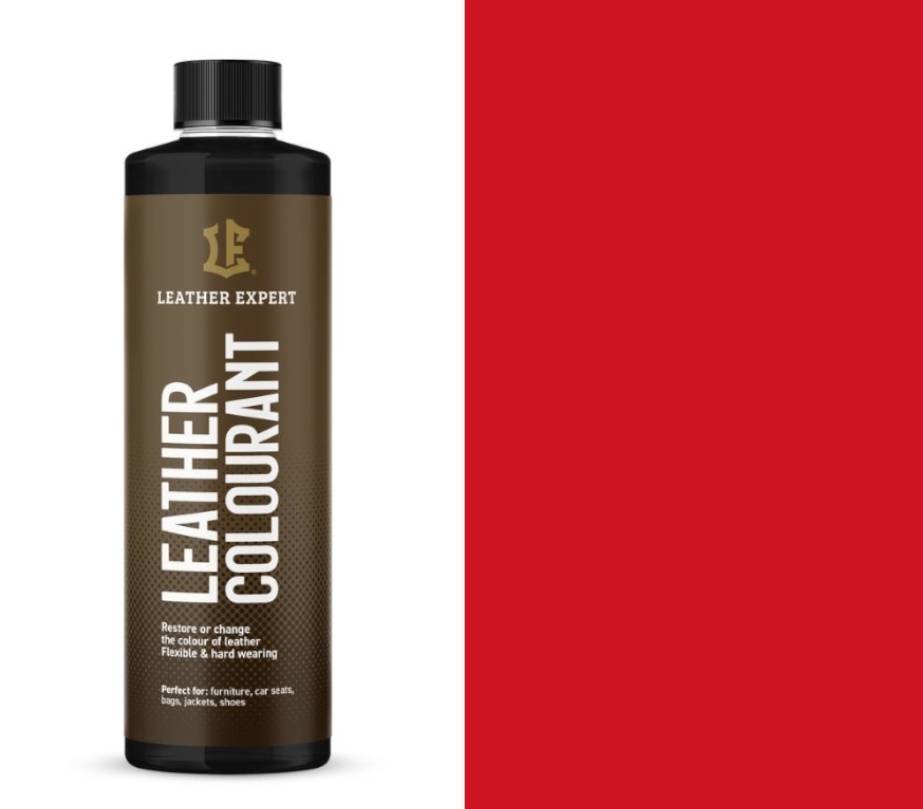 Farba do skóry naturalnej i ekoskóry 250 ml leather expert 502 red