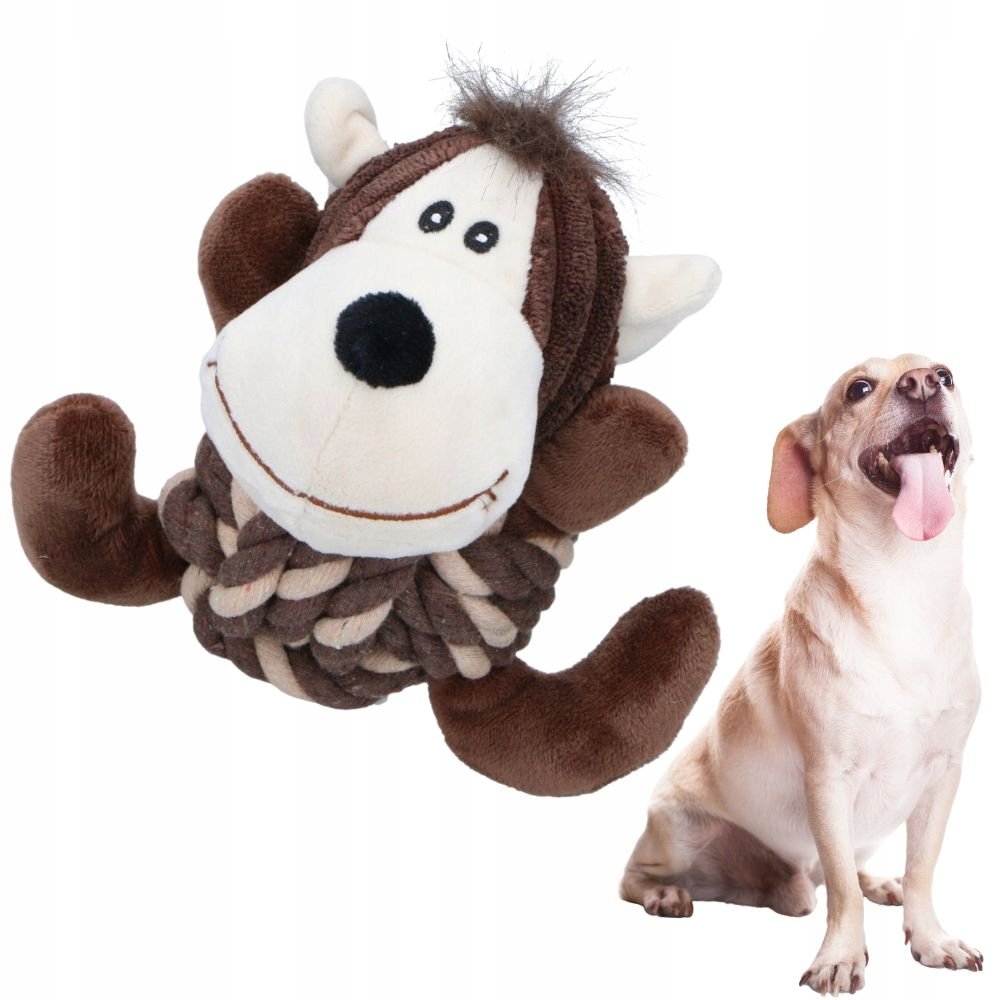 Zabawka dla psa MASKOTKA piłka ze sznura ZWIERZAK