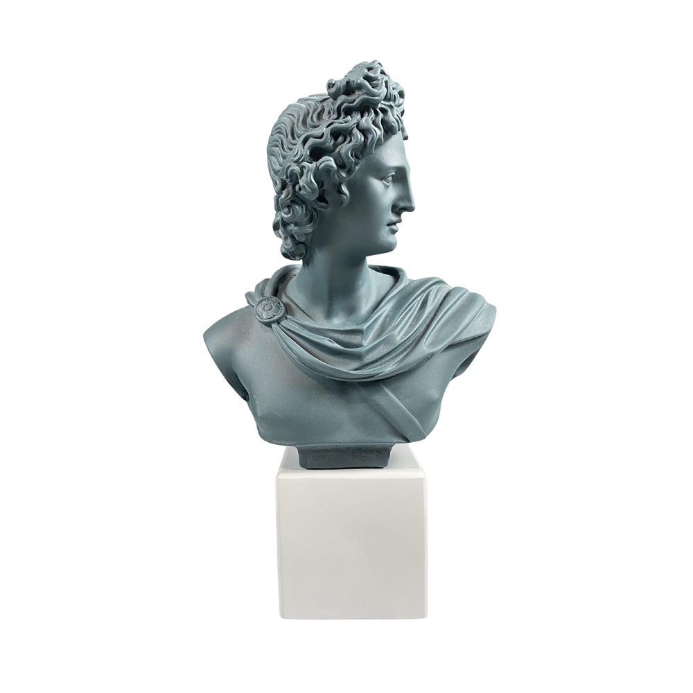 Rzeźba Apollo Bust M Elephant Blue